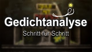 Gedichtanalyse  Schritt für Schritt [upl. by Burger]