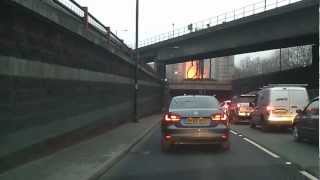 Driving in London  Billingsgate Market to Limehouse [upl. by Oiramed]