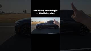 2019 Hellcat Redeye vs 2019 BMW M5 [upl. by Nelac]