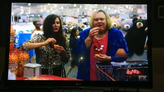 Mrs Baskets and Penelope in Costco [upl. by Nyladnor255]