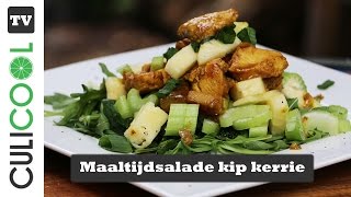 Maaltijdsalade met kip kerrie [upl. by Ariayek]