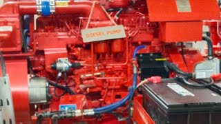 How to Test the Diesel Fire Pump in Auto Modefire firepump fyp fypage electrical pump new [upl. by Moore]