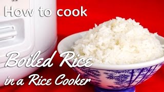 How To Cook Perfect Boiled Rice in Rice Cooker [upl. by Eahsel510]