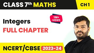 Class 7 Maths Chapter 1  Integers Full Chapter Explanation and Exercise 11 to 14 [upl. by Nuahsal]