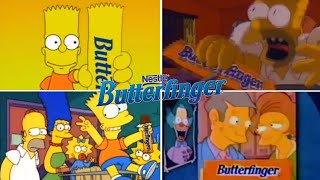 Only The Best The Simpsons Butterfinger Funny TV Classic Commercials 19882001 [upl. by Bunce]