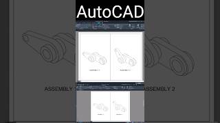 AutoCAD Drafting autocad inventor solidworks cad cadsoftware draftingsoftware cadtrick [upl. by Ecydnak]