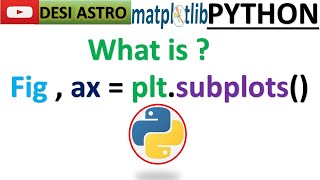 Python Data Visualization A Comprehensive Tutorial on fig ax  pltsubplots in Matplotlib [upl. by Modesta]