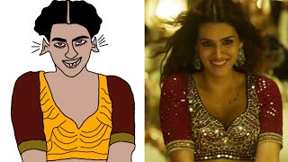 parama sundari full video song drawing meme  kritisanon  shreya ghoshal  amitabh  rahman [upl. by Rochell94]