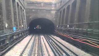 District Line  Drivers Eye View  High Street Kensington  Edgware Rd  C Stock  Carriage 5507 [upl. by Nyrual571]