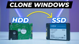 Clone Windows 10 HDD to SSD using Macrium Reflect FREE  Copy C Drive Partition to new SSD or HDD [upl. by Pontone615]