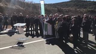 Inauguration du tunnel et de la déviation de Propriano [upl. by Nileak]