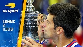 Novak Djokovic vs Roger Federer Full Match  US Open 2015 Final [upl. by Nimajneb]