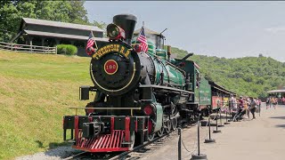 Tweetsie Railroad 190 With The Old Lunkenhiemer Whistle 5182019 [upl. by Donna]