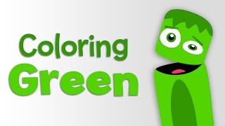 Alligators Lizards and Leaves  Green  Learn the Colors  Color Crew  BabyFirst TV [upl. by Saito]