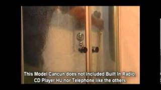 How to turn your shower into a steamand sauna room model Cancun 2flv [upl. by Adnesor949]