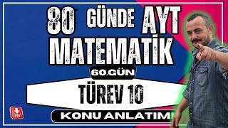 🟥 TÜREV 10 ✅ Zincir Kuralı  80 Günde AYT Matematik  AYT Matematik Kampı [upl. by Dorraj]