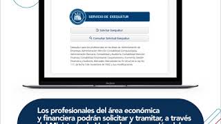 Solicitud Exequátur para graduados área económica y financiera [upl. by Becket]