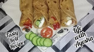 2 Different Style Paratha Roll  Tasty Paratha Roll Recipe  Roll Recipe  By Life With Ayesha [upl. by Hanus]