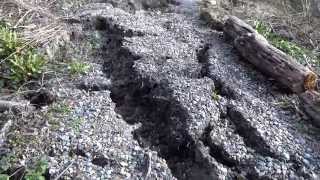 St Lawrence to Binnel Bay footpath  2014 Landslip  Isle Of Wight [upl. by Aimal465]