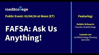 FAFSA Ask Us Anything [upl. by Tisdale]