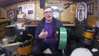 Irish Bodhrán Techniques Grip amp Tone hand  Lesson 1 [upl. by Asen767]