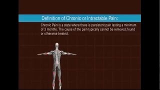 Laser Touch One Part 04  Definition of Chronic Intractable Pain [upl. by Akilegna953]