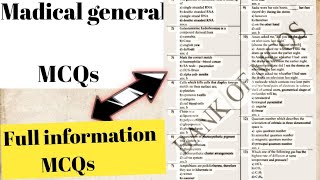 Madical general MCQs general knowledge MCQs [upl. by Ernestus655]