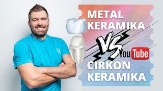 Zubne krunice  Razlika između Metal keramičkih zubnih krunica i Cirkon keramičkih zubnih krunica [upl. by Caravette]