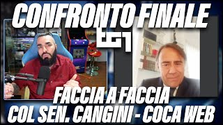 CONFRONTO FACCIA A FACCIA CON IL SENATORE CANGINI quotDEL TG1quot  dalla live di ivangrieco [upl. by Rtoip528]