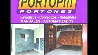 Portones Levadizos desde 1994  Wasap 3487508095  Portopcomar [upl. by Karlin]