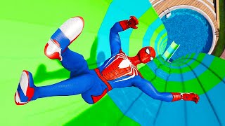 GTA 5 Ragdolls SPIDERMAN Epic StuntsJumpsFails Compilation Euphoria Physics 13 [upl. by Noscire733]