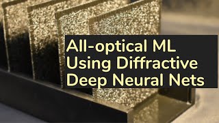 Alloptical machine learning using diffractive deep neural networks  TDLS [upl. by Amat]