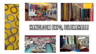 HANDLOOM EXPO BILEKAHALLI  BANGALORE [upl. by Ashlan]