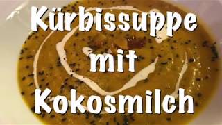 Folge 178 Kürbissuppe mit Kokosmilch  vegan kochen mit Jérôme Eckmeier [upl. by Roberto]