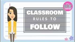 Following Classroom Rules Social Story for Kids [upl. by Ilojna860]