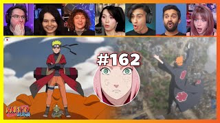 Naruto Shippuden Episode 162  Pain destroys Konoha  Reaction Mashup ナルト 疾風伝 [upl. by Auhel]