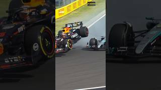 Verstappen and Hamilton COLLIDE 💥 [upl. by Hahnke322]