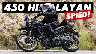 New 2023 Royal Enfield 450 Himalayan Spy Shots [upl. by Ha]