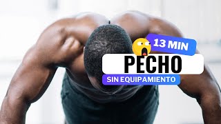 13 MIN RUTINA PARA PECTORALES TRICEPS Y HOMBROS⚡  Entrena Sin Equipamiento [upl. by Eelirem]