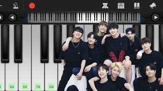 Straykids Hellevator  Perfect Piano easy tutorial [upl. by Faun]