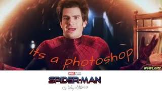 Andrew Garfield in SpiderMan No Way Home and its a photoshop [upl. by Bartolome]