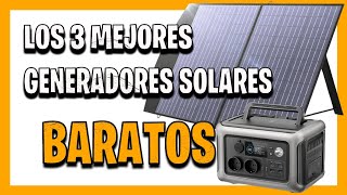 Mejores generadores solares calidad precio en 2024 ✅ ¿Qué generador solar portátil barato comprar [upl. by Ahsienot]