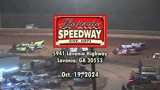 Lavonia Speedway  Highlights  Oct 19 2024 [upl. by Leyla276]