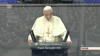 Speech by Pope Benedict XVI in Berlin [upl. by Auhel]