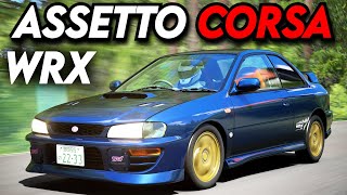 Subaru Impreza Coupe WRX Type R STi Version VI in Assetto Corsa [upl. by Dannye714]