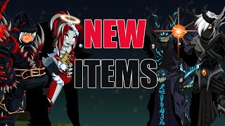 AQW New Nulgath Birthday Items  Nightfiend  Revontheus Set  ClawSuit of Madness and Lots More [upl. by Eppillihp]