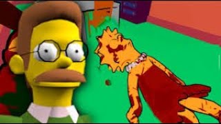 NED FLANDERS FINALLY LOSES HIS MIND Ned Flanders Kills The Simpsons [upl. by Halfon]