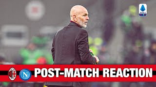 Coach Pioli and Florenzis postmatch reactions  AC Milan v Napoli [upl. by Orford528]