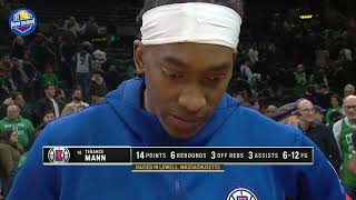 Terance Mann Talks After Teaming Up with James HardenKawhi Leonard to Lead LA Clippers beat Celtics [upl. by Gunther46]