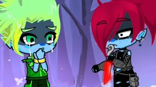 Trolls  Floyd and clay  blood  self harm  gacha life 2  numb Floyd au  etc [upl. by Bierman555]